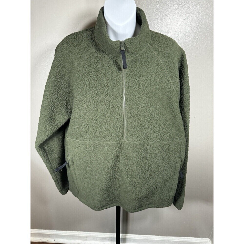Everlane Olive Teddy Jacket